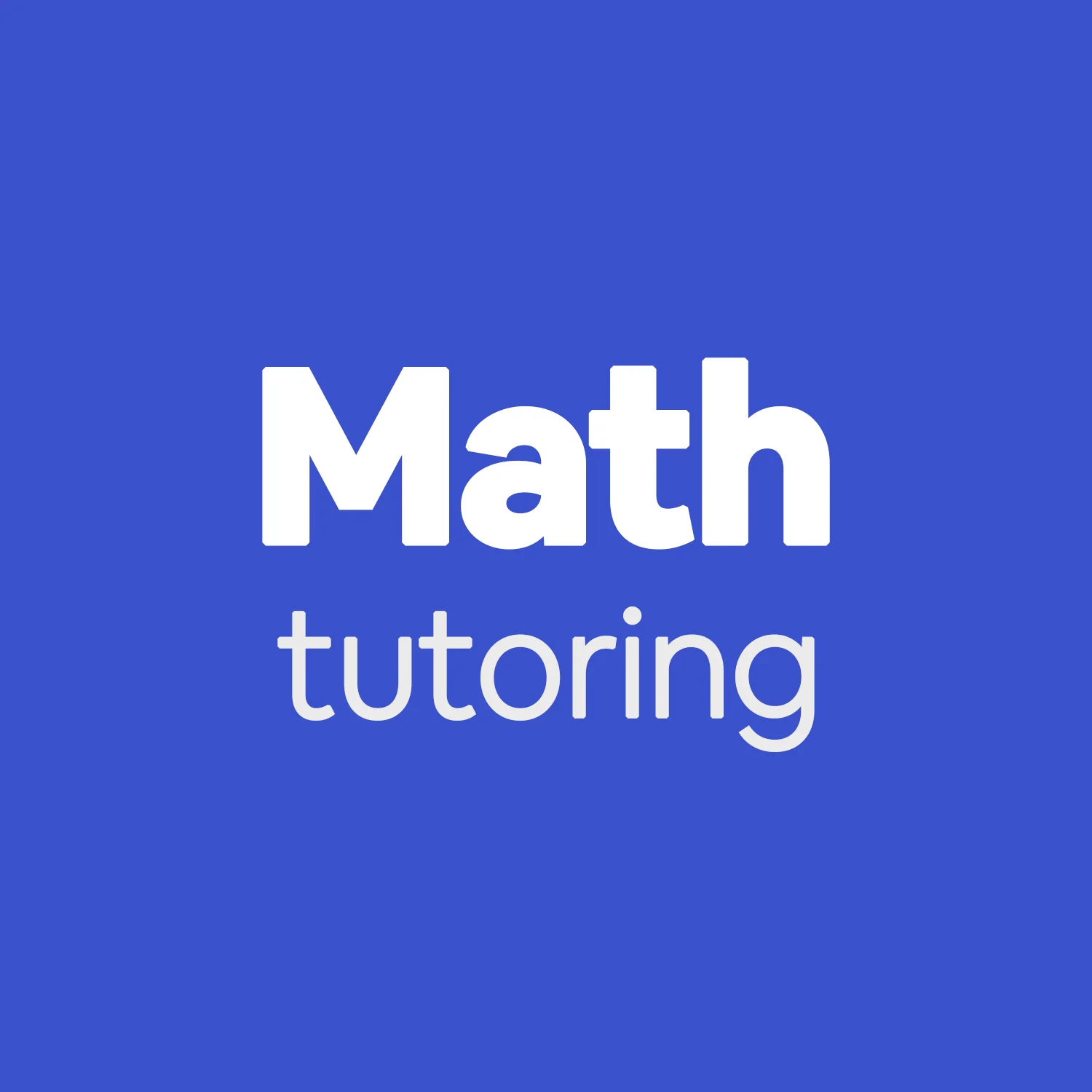Math Tutoring
